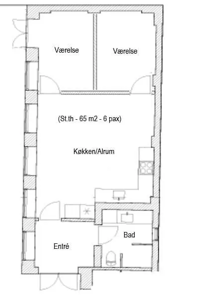 Modern Ground Floor Apartment Copenhagen